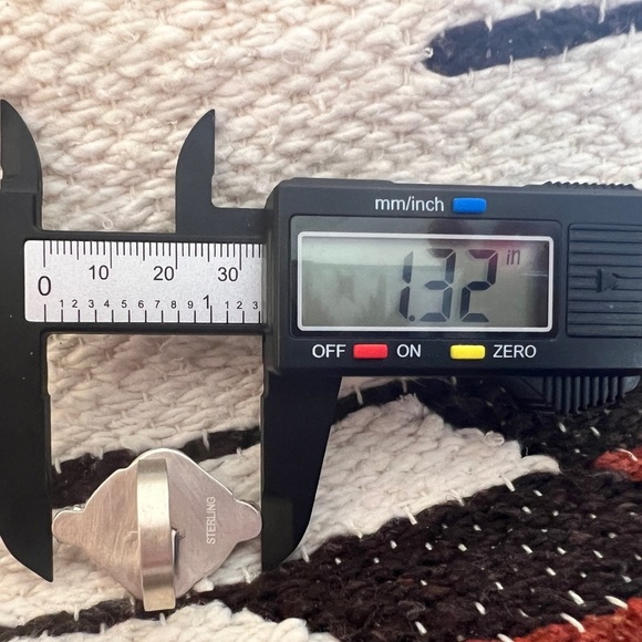 ❤️ Wild Horse Jasper Magnesite Navajo Adjustable Brushed Sterling Ring 11.2Gm - Picture 12 of 16